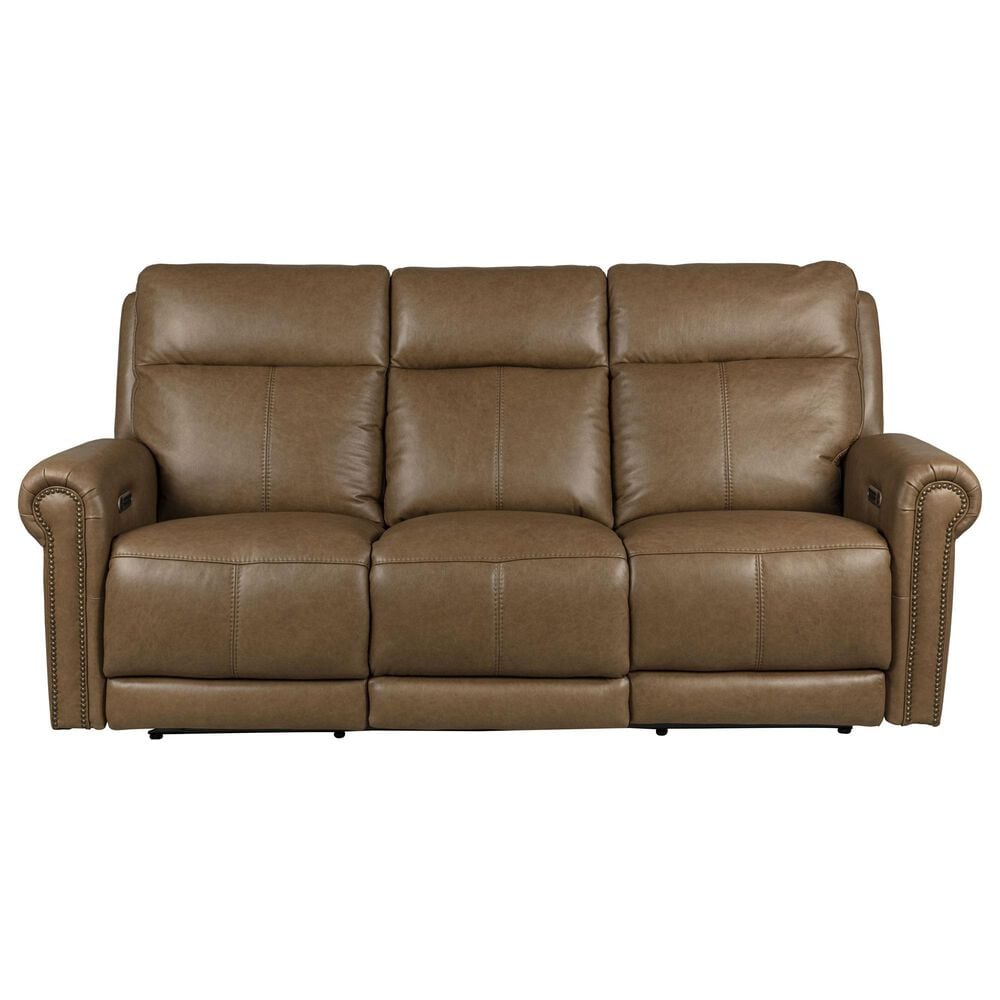 Flexsteel Alexander Power Reclining Sofa with Console Headrest and Lumbar in Tawny, , large
