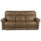 Flexsteel Alexander Power Reclining Sofa with Console Headrest and Lumbar in Tawny, , large