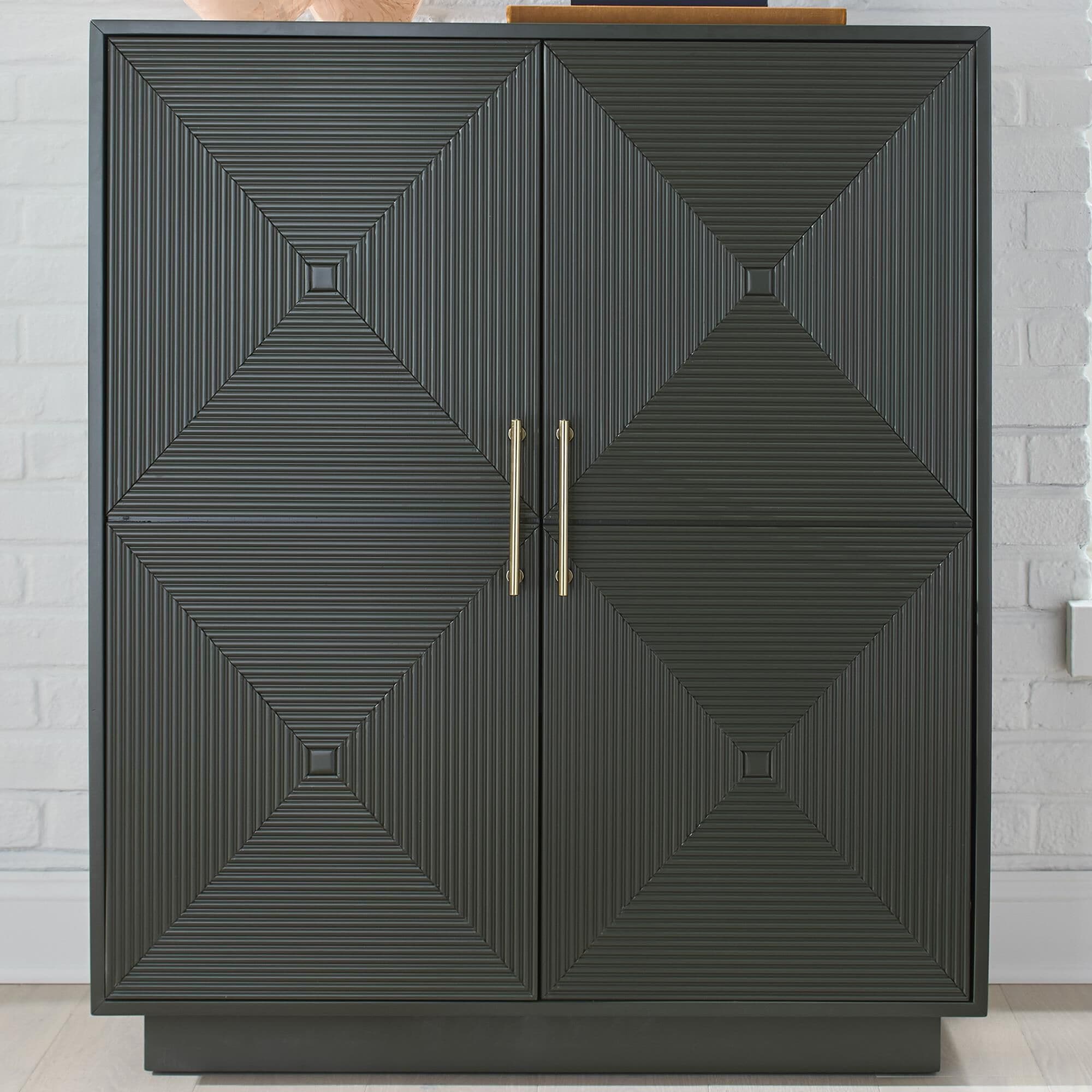 Ashley Geirwood Accent Cabinet in Dark Green