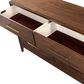 Riva Ridge Jasper 6 Drawer Contemporary Dresser Only in Modern Walnut, , large