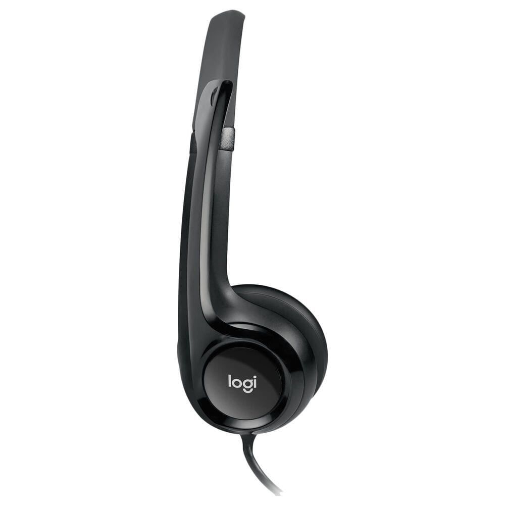 Logitech H390 USB Computer Headset with Noise Cancelling Mic in Black, , large
