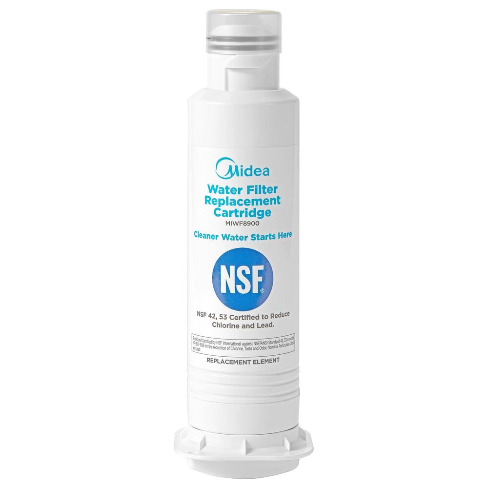 Midea Twist-In Refrigerator Water Filter in White, , large