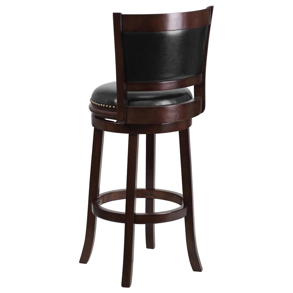 Flash Furniture 29&quot; Swivel Barstool in Black, , large