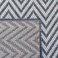 Safavieh Bermuda 6"7" Square Blue and Creme Indoor/Outdoor Area Performance Rug, , large