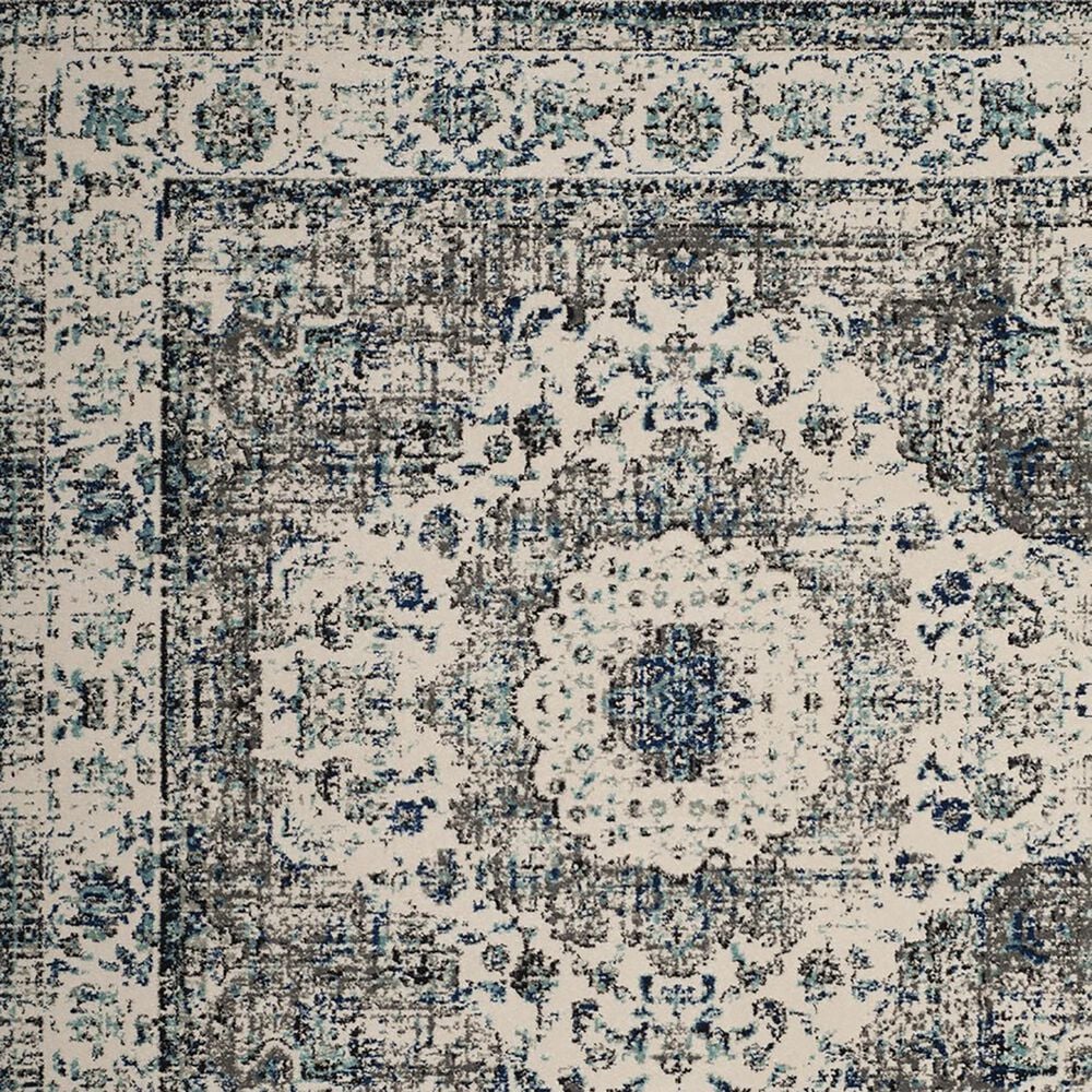 Safavieh Evoke EVK220D 3&#39; Round Gray and Ivory Area Rug, , large