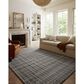 Chris Loves Julia x Loloi Polly 7"9" x 9"9" Graphite and Pebble Area Rug, , large