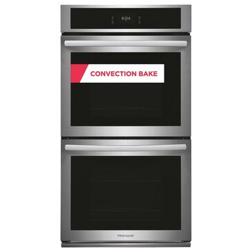 Frigidaire 2-Piece Kitchen Package with 27" Double Wall Oven and 30" Gas Cooktop in Stainless Steel, , large
