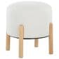 Lumisource Michelle Terry Ottoman in Cream, , large