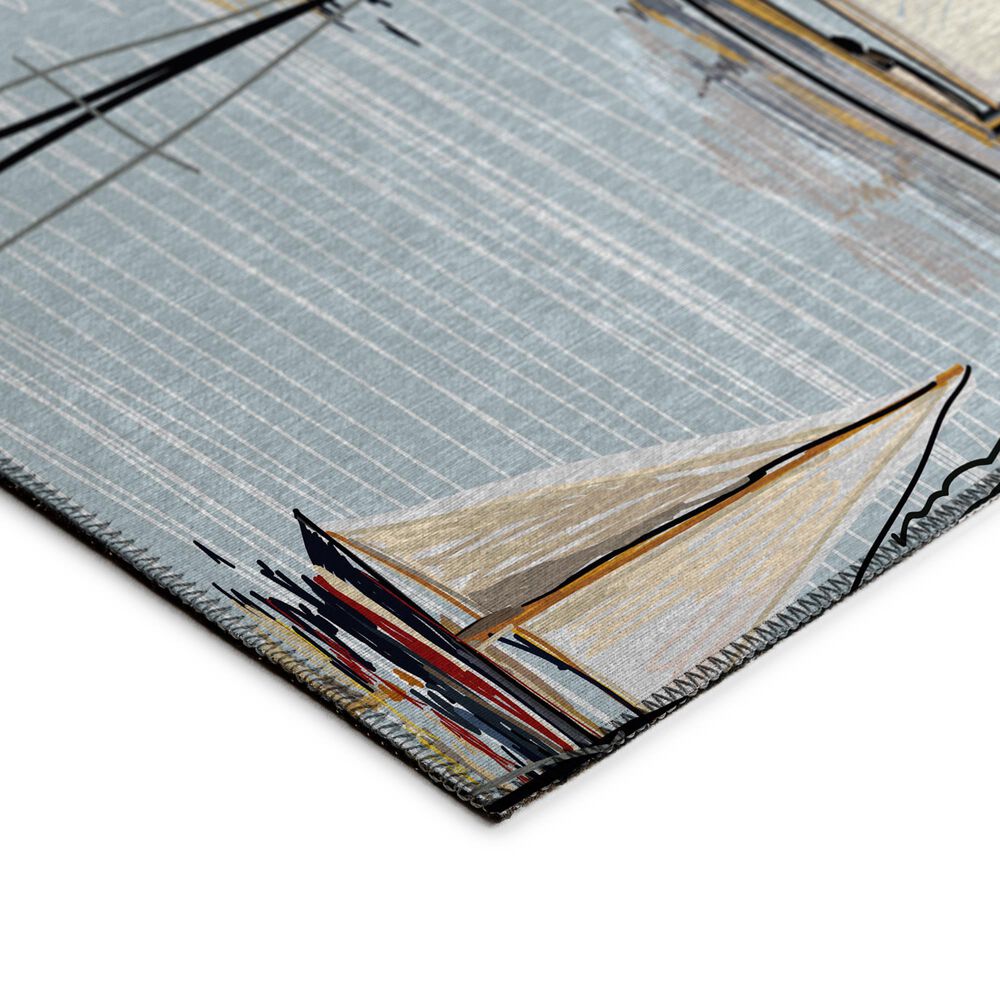 Dalyn Rug Company Harbor 5&#39; x 7&#39;6&quot; Sky Indoor/Outdoor Area Rug, , large