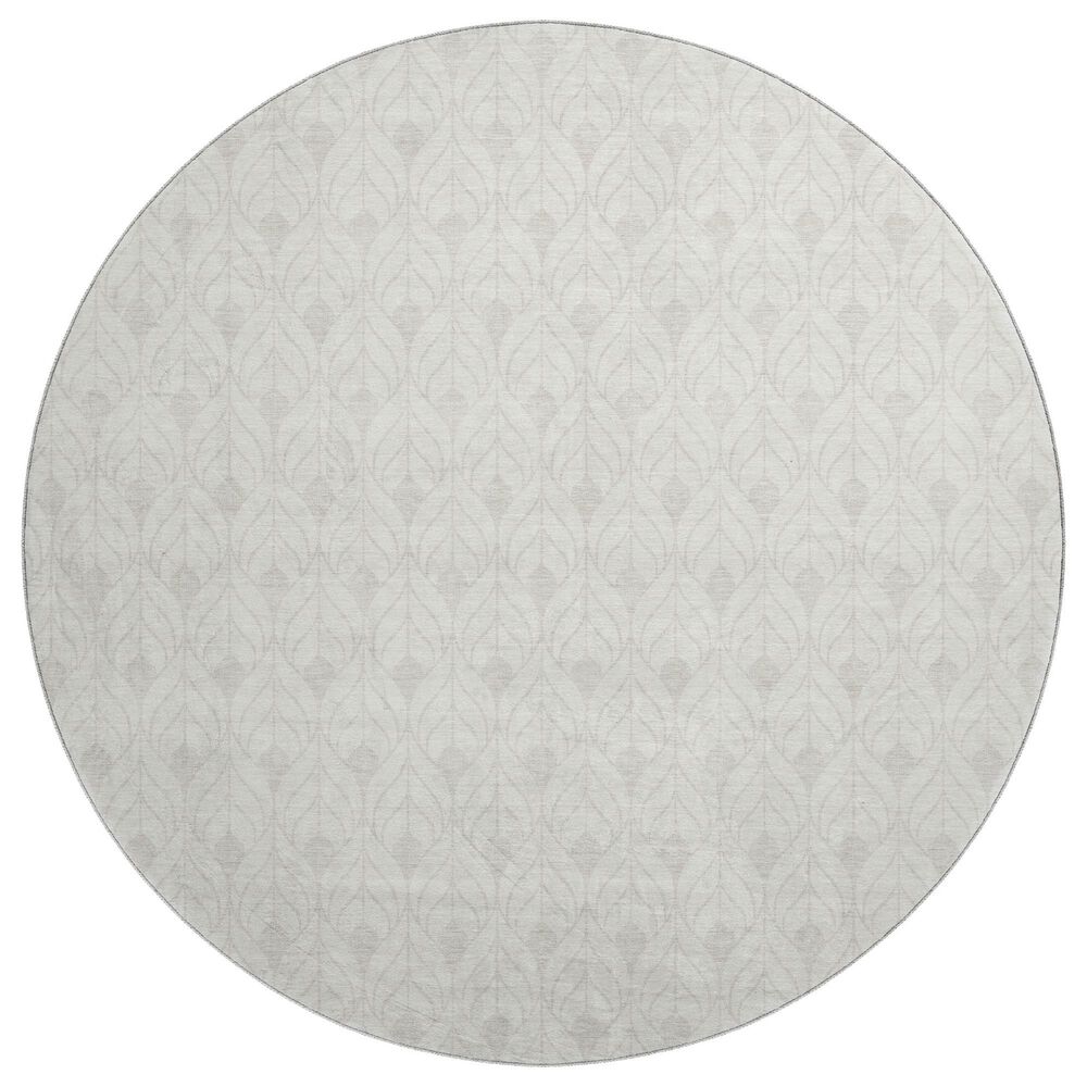 Dalyn Rug Company The Reserve TR10 Ivory 8" Round Indoor/Outdoor Area Rug, , large