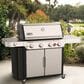 Weber Genesis S-435 Liquid Propane Gas Grill in Stainless Steel, , large