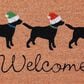 Trans-Ocean Import Natura Three Dogs Holiday 1"6" x 2"6" Natural Outdoor Door Mat, , large