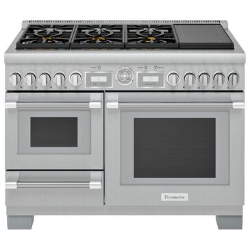Thermador 48" Pro Grand Commercial Depth Dual Fuel Steam Range in Stainless Steel, , large