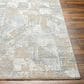 Surya Brunswick 2"7" x 10" Cream, Light Slate, Blue, Olive, Seafoam and Taupe Runner, , large