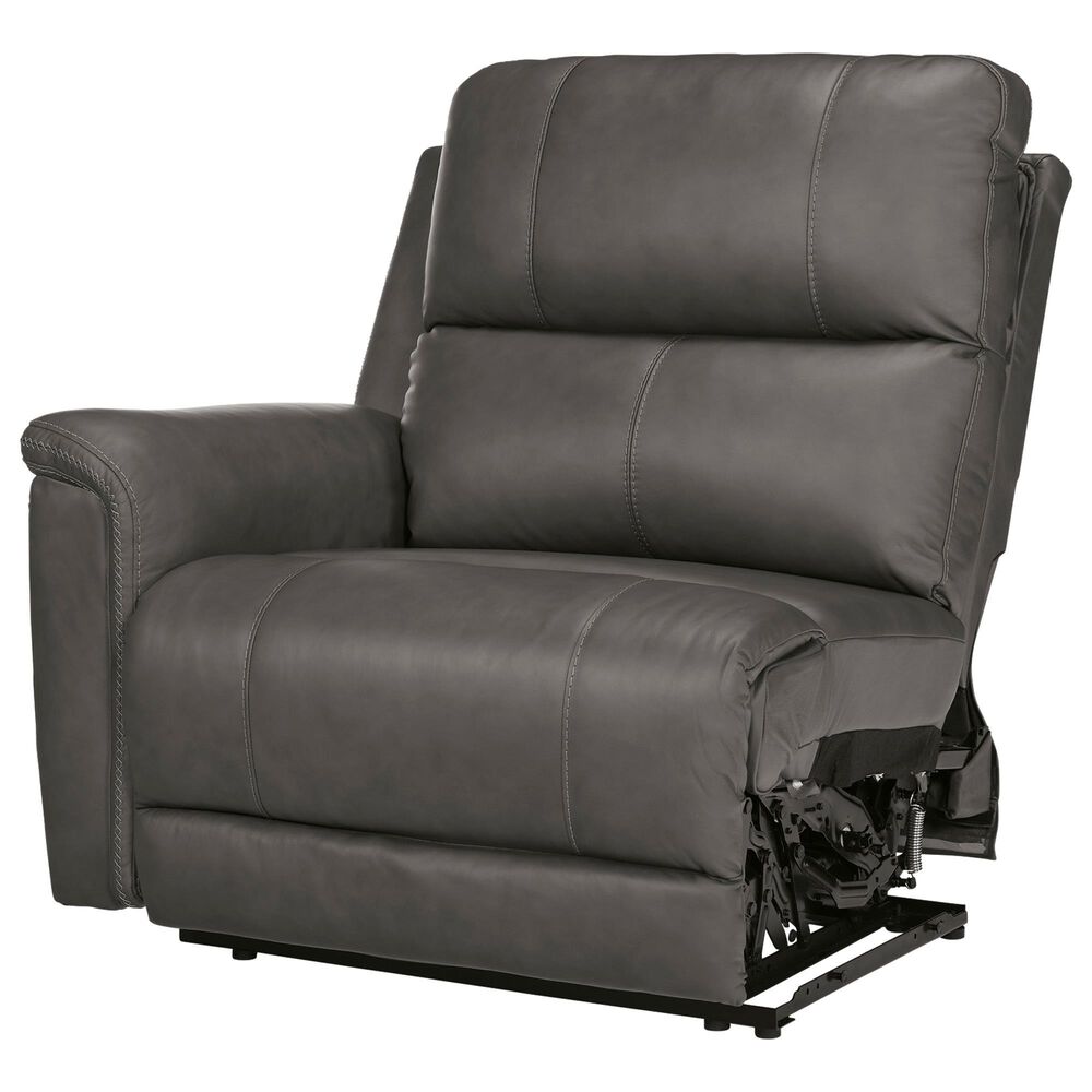 Ashley 2-Piece Power Symmetrical Reclining Sectional Loveseat in Anchor, , large