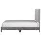 Richlands Furniture Crestone King Upholstered Platform Bed in Gray, , large