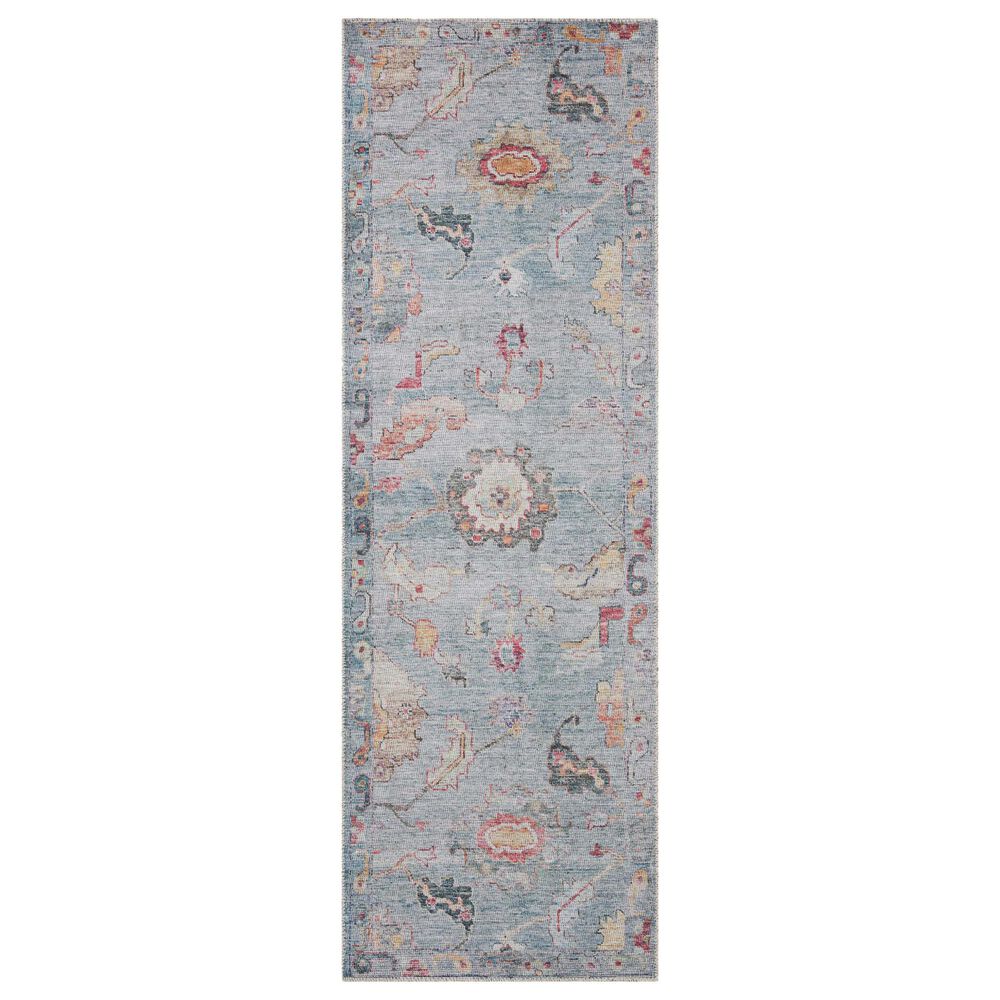 Loloi II Elysium 2" x 5" Denim and Multicolor Runner, , large