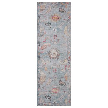 Loloi II Elysium 2" x 5" Denim and Multicolor Runner, , large