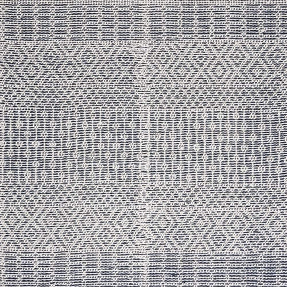 Safavieh Natura NAT852N 8&#39; x 10&#39; Ivory and Navy Area Rug, , large