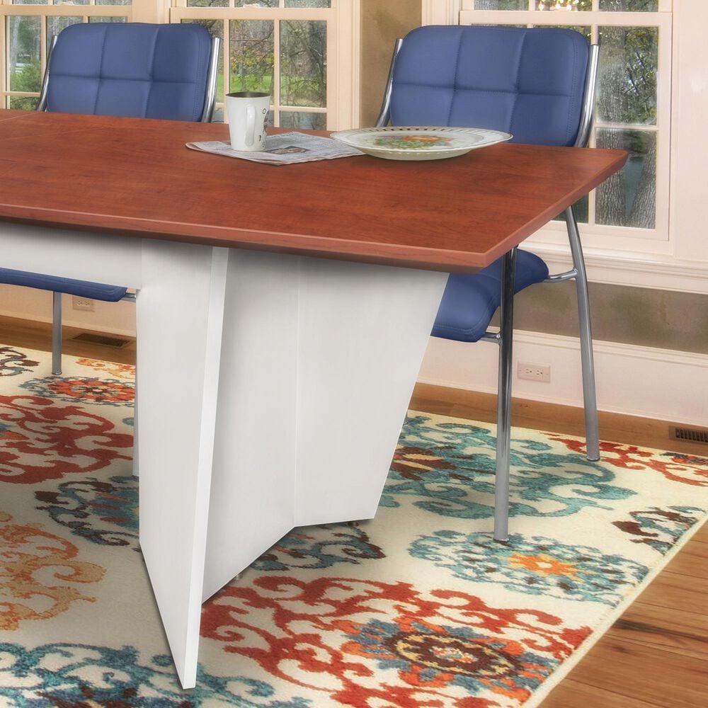 Regency Global Sourcing Array 120" Conference Table in White and Cherry, , large