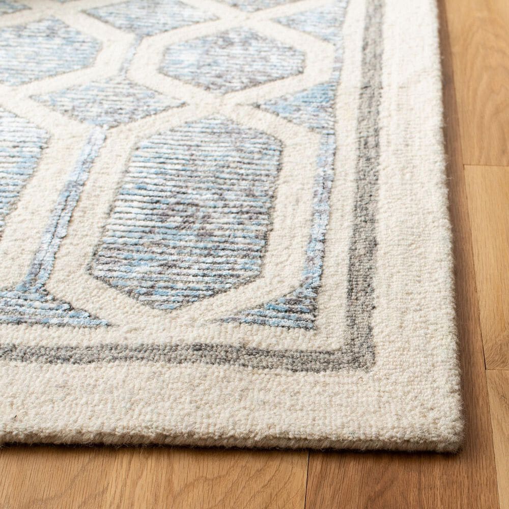 Safavieh Artistry ARR665M 8&#39; x 10&#39; Ivory and Blue Area Rug, , large