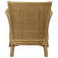 Uttermost Pacific Arm Chair with White Cushion in Natural, , large