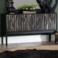 Crestview Collection Maximus 4-Door Sideboard in Black, , large