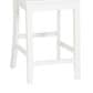 Linon Home Decor Torino X-Back Counter Stool in White, , large