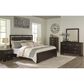 Ashley Covetown 5-Piece Queen Bedroom Set in Dark Brown, , large
