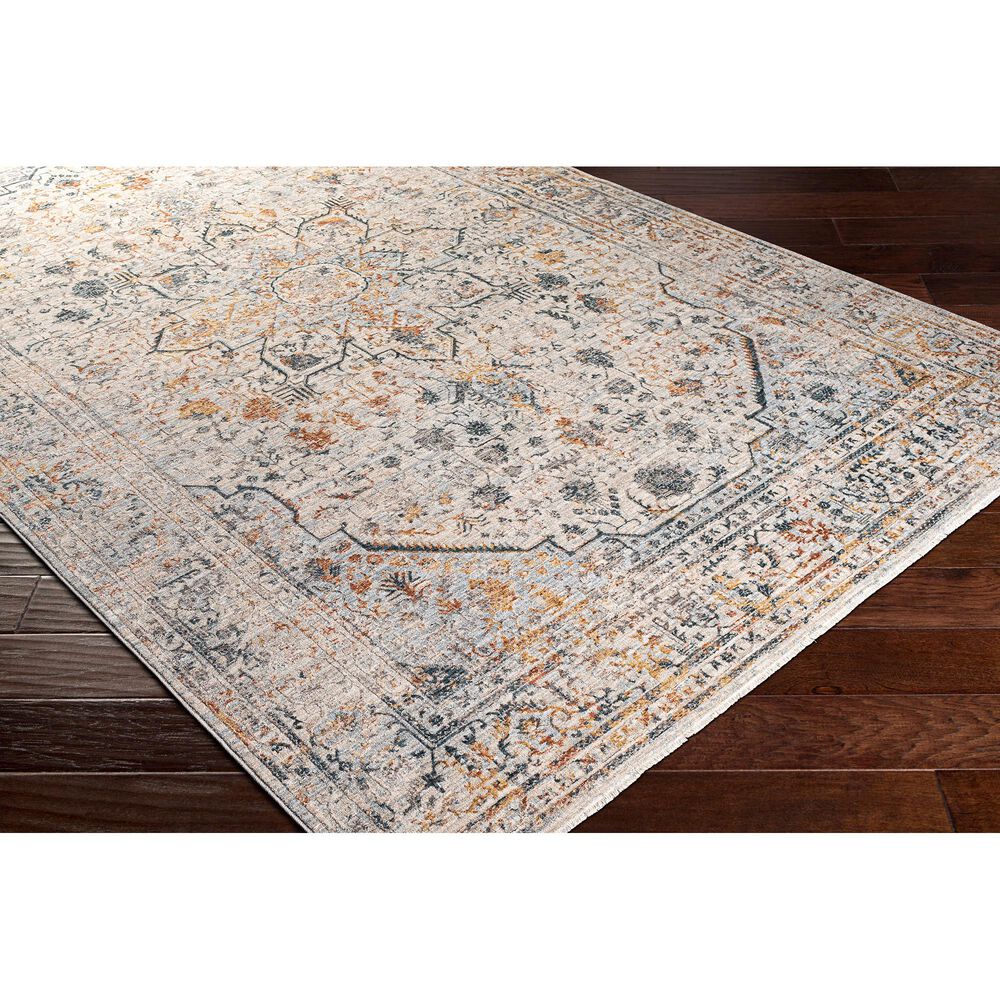 Surya Laila 10&#39; x 14&#39; Teal, Sage, Orange, Gray and Cream Area Rug, , large