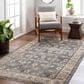 Surya Theodora 4" x 6" Gray, Slate and Dark Brown Area Rug, , large