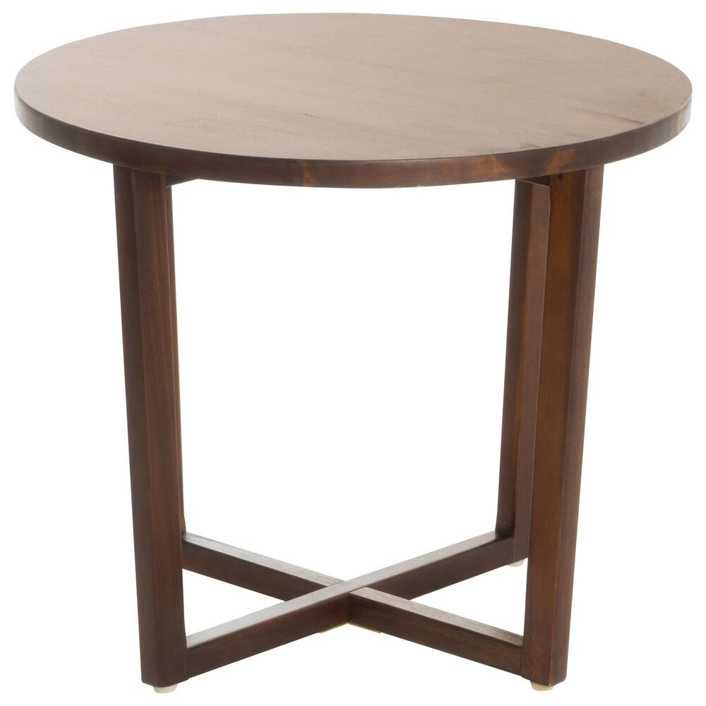 Noble House Tansy End Table in Rich Mahogany, , large