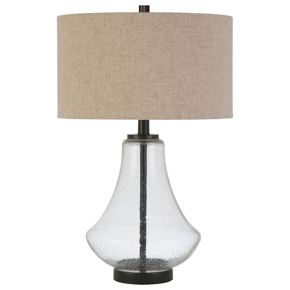 Hudson and Canal Lagos Table Lamp in Seeded Glass and Bronze, , large