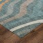 Dalyn Rug Company Kenner Teal 5" x 7"6" Area Rug, , large