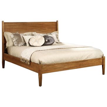 Furniture of America Ruiz Cal King Platform Bed in Oak, , large