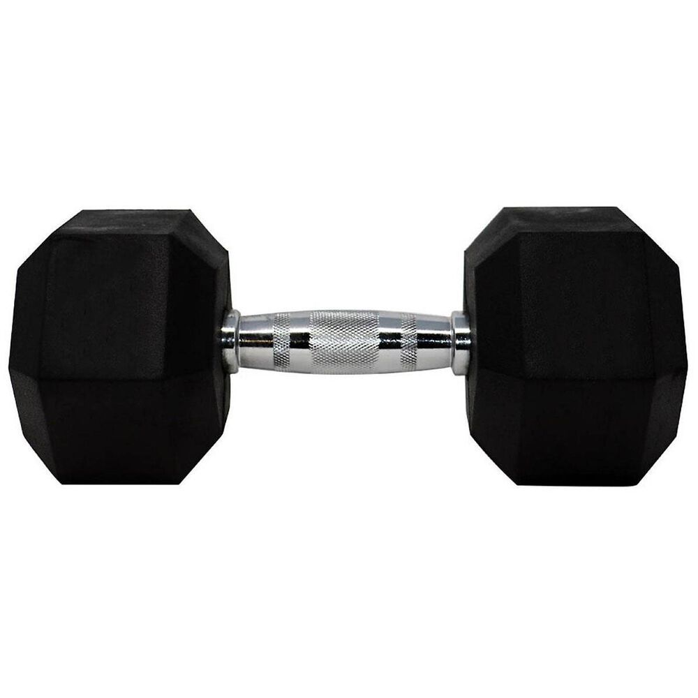 Apollo Athletics 15 lb Hex Rubber Dumbbell, , large