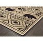 Oriental Weavers Woodlands 9651A 7"10" x 10" Ivory Area Rug, , large