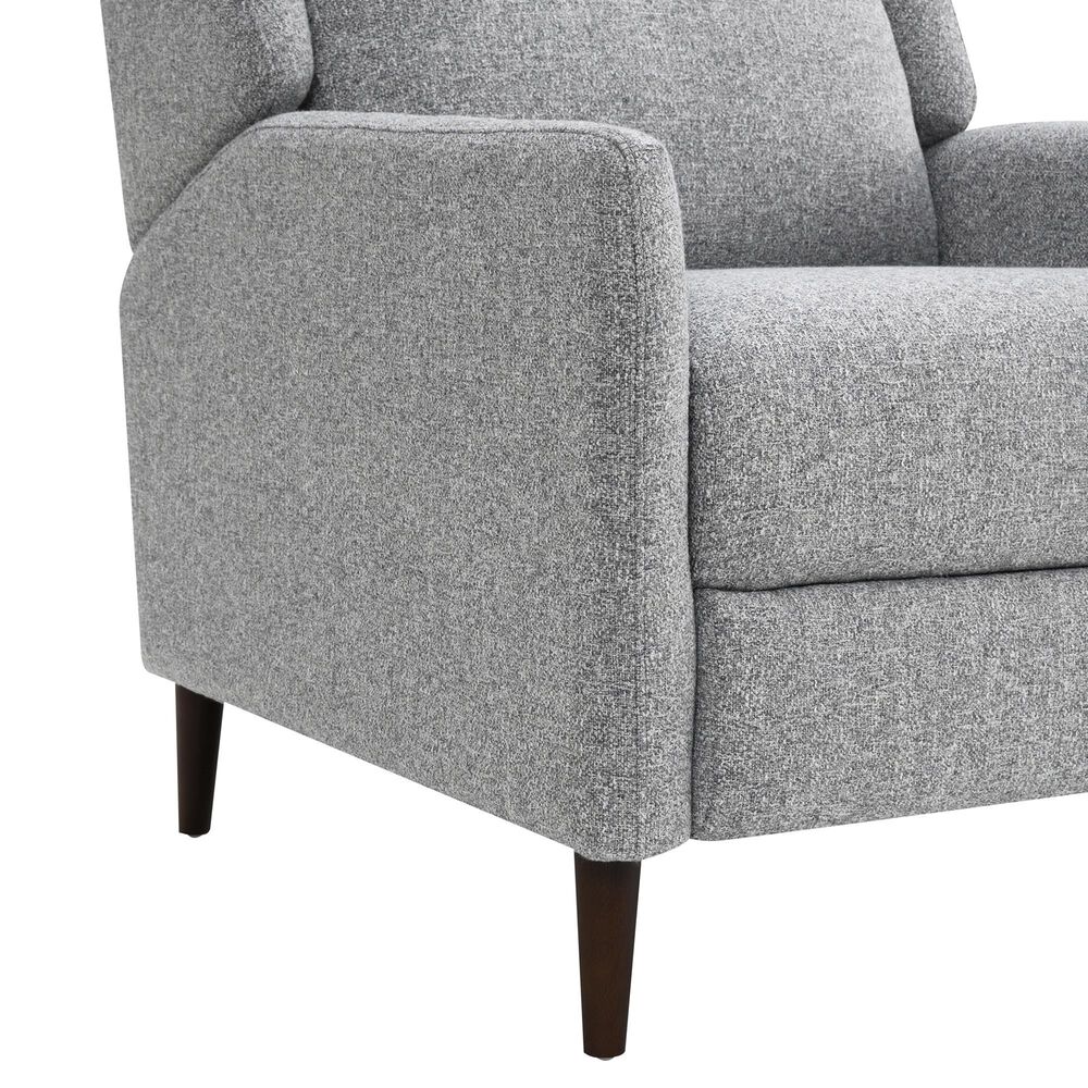 Furniture of America Psyche Push Back Recliner in Gray, , large