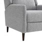 Furniture of America Psyche Push Back Recliner in Gray, , large