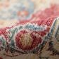 Amer Rugs Century 9" x 13" Burgundy Red and Teal Area Rug, , large