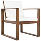 HOMLUX 7-Piece Patio Dining Set with 69" Rectangular Mocha Table and Umbrella Hole in Beige, , large
