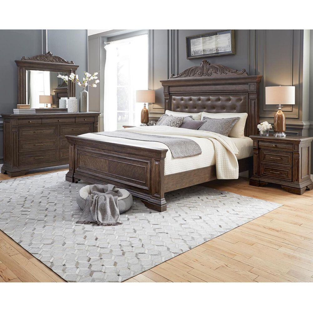 Chapel Hill Bedford Heights King Upholstered Panel Bed In Estate Brown Nebraska Furniture Mart Chapel Hill Bedford Heights King, Bedford King Upholstered Platform Bed