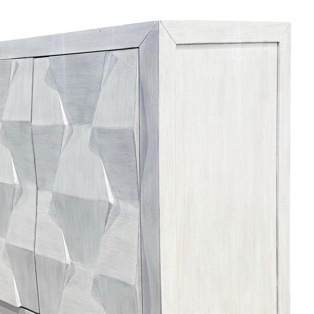 Simeon Collection Cortina 90&quot; TV Console in Whitewash, , large