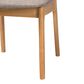 Baxton Studio Dannon Side Chair in Natural Oak and Light Brown (Set of 2), , large