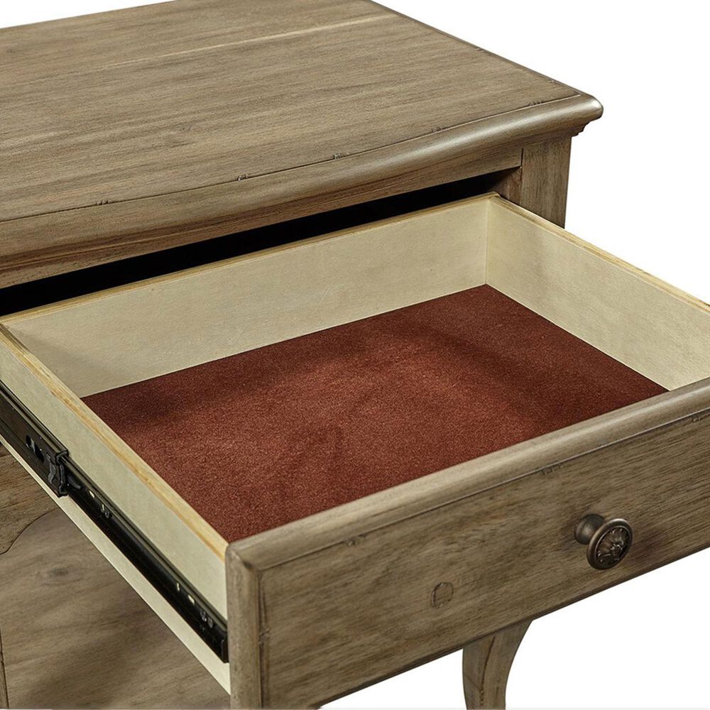 Riva Ridge Provence 1-Drawer Nightstand in Patine, , large