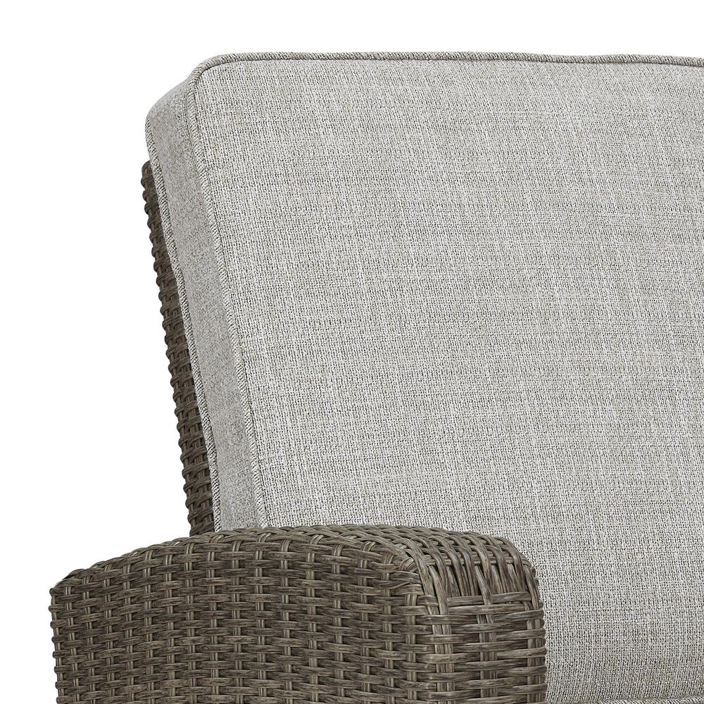 Ashley Beachcroft Outdoor Recliner in Beige, , large