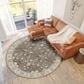 Dalyn Rug Company Hatay 8" Round Brown Area Rug, , large