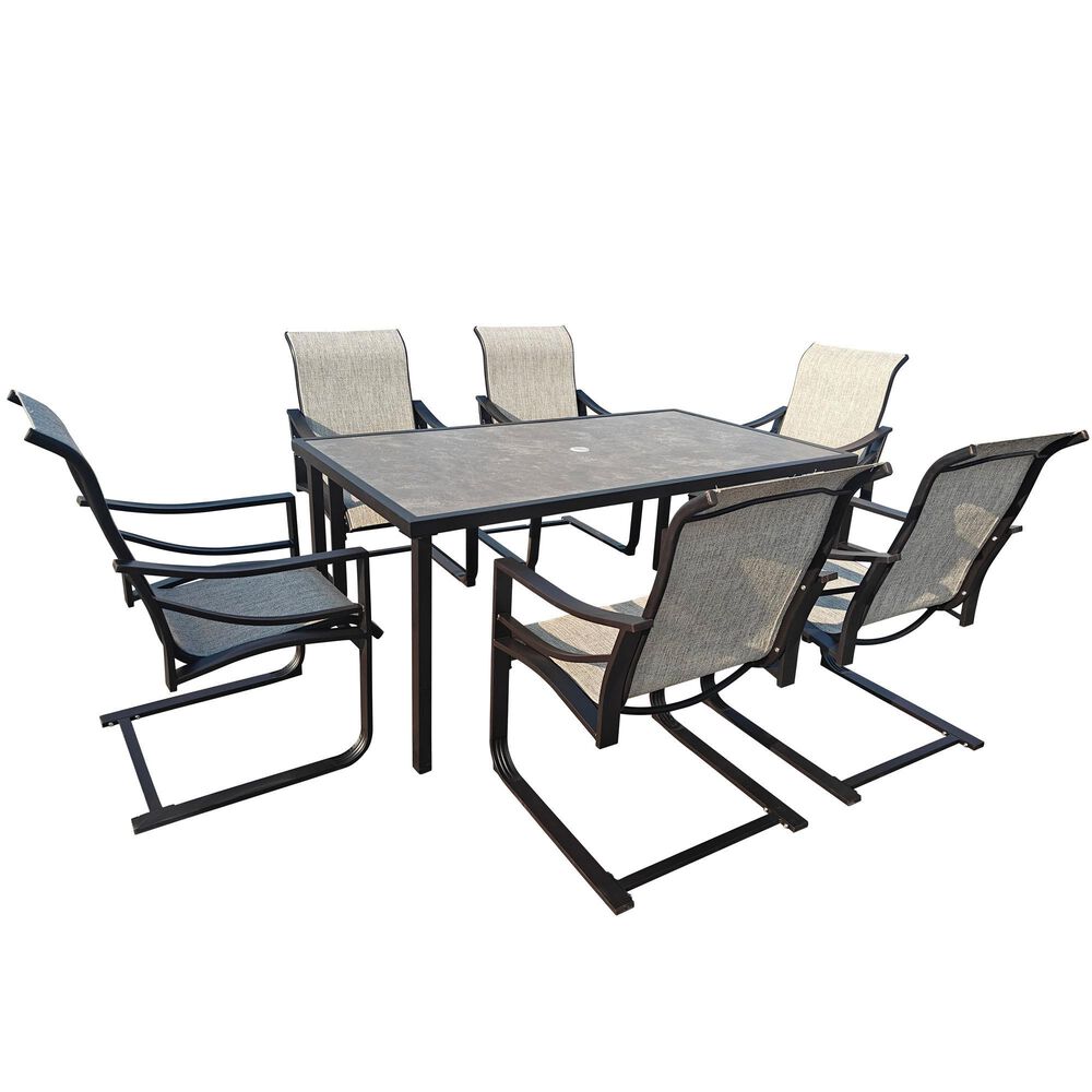 Four Seasons Global Sawgrass 7-Piece Dining Set, , large