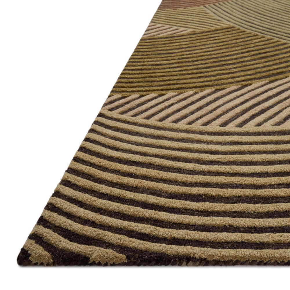 Loloi Madi Espresso and Multicolor 2'6" x 7'6" Runner, , large