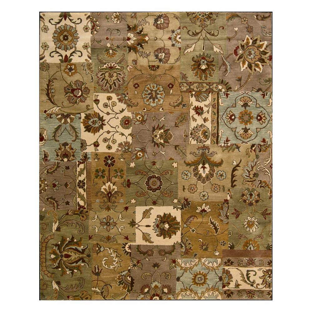 Nourison Jaipur JA37 5'6" x 8'6" Light Multi Area Rug, , large